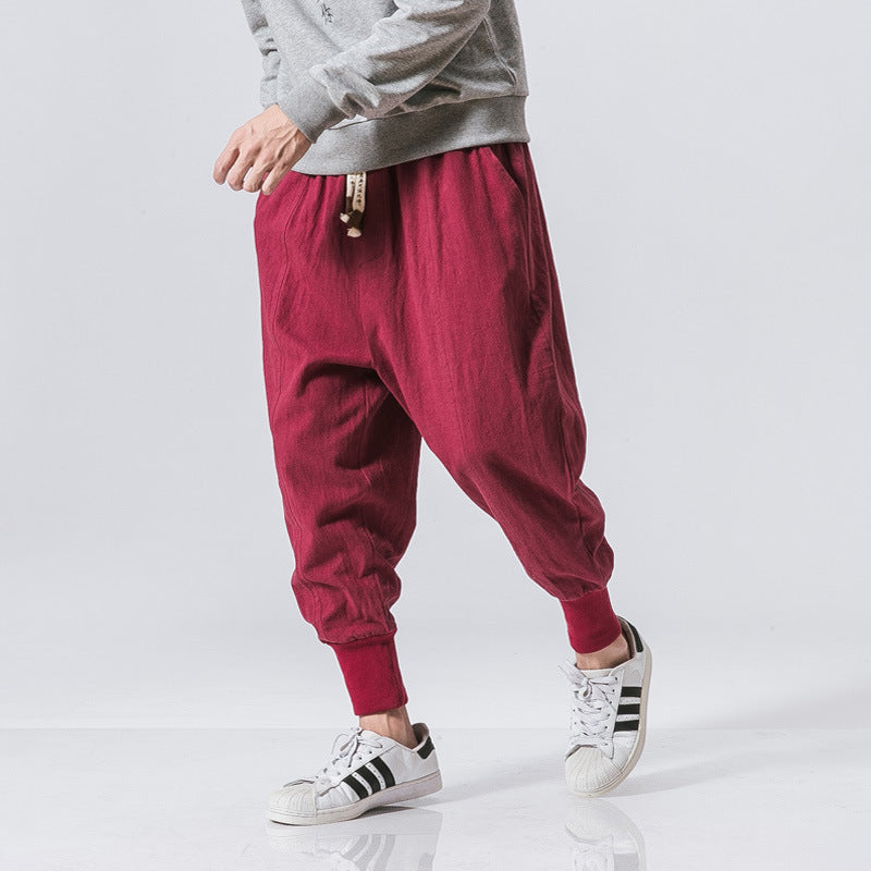 Casual Chinese Style Harem Pant