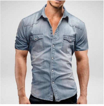 Casual Solid Slim Long Sleeve Shirt